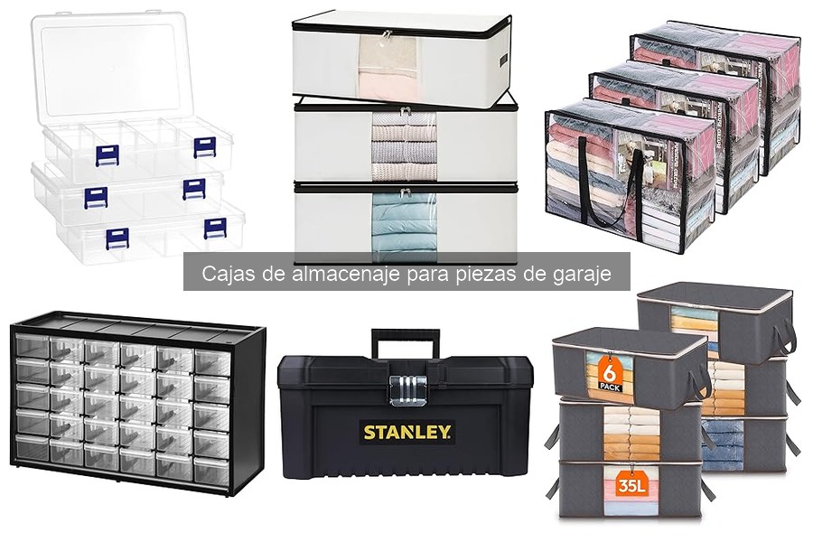 Mantenimiento de cajas de almacenaje en el garaje