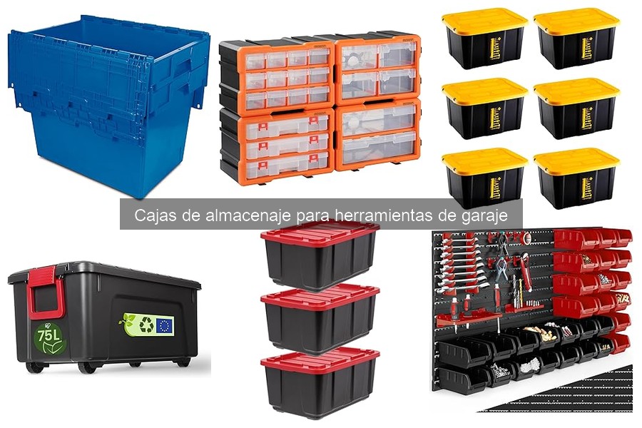 Mantenimiento de cajas de almacenaje para herramientas de garaje