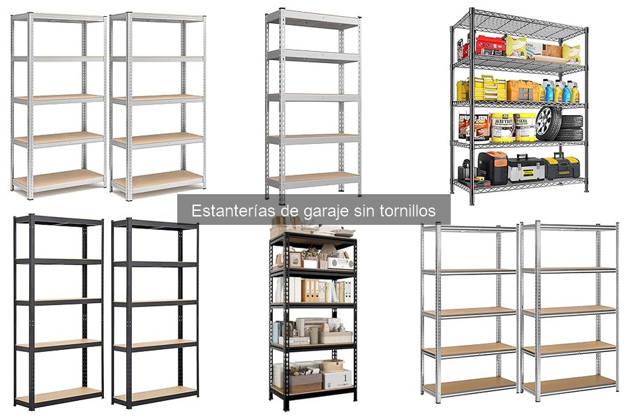 Mantenimiento de estanterías de garaje sin tornillos: ¡Guía práctica!