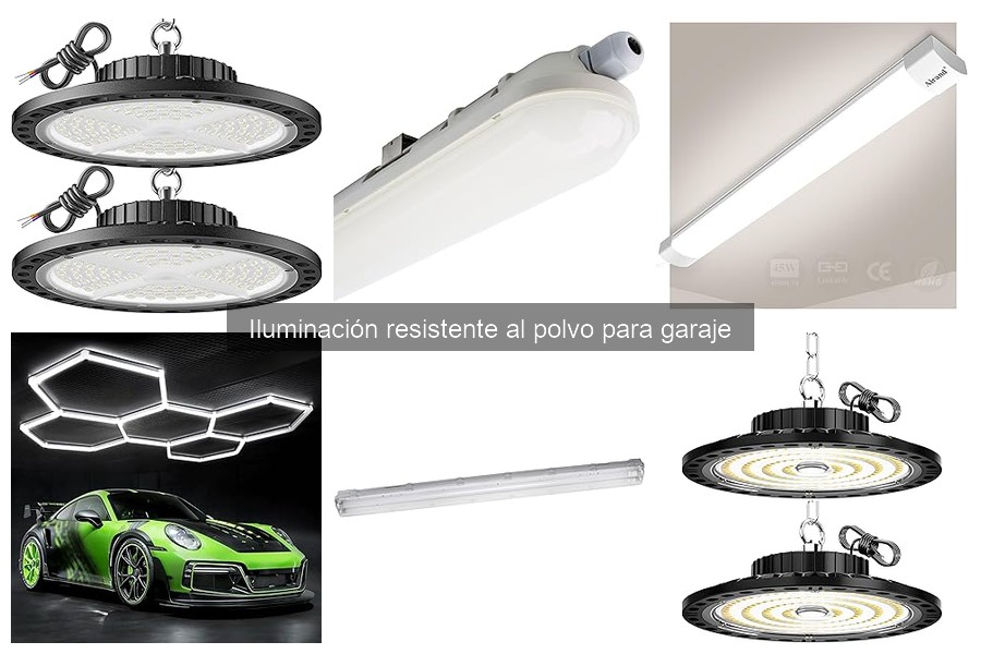 Mantenimiento de Iluminación Resistente al Polvo para Garaje
