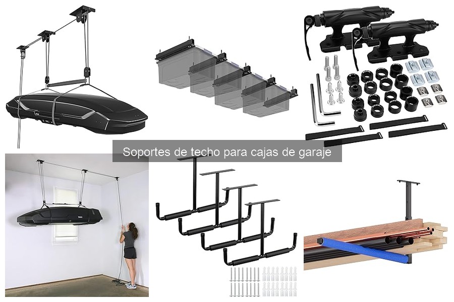 Mantenimiento de soportes de techo para cajas de garaje