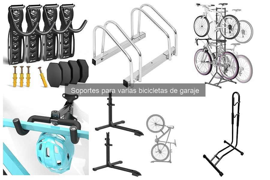 Mantenimiento de soportes para bicicletas en el garaje