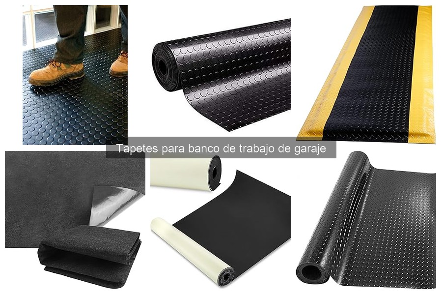 Mantenimiento de tapetes para bancos de trabajo de garaje