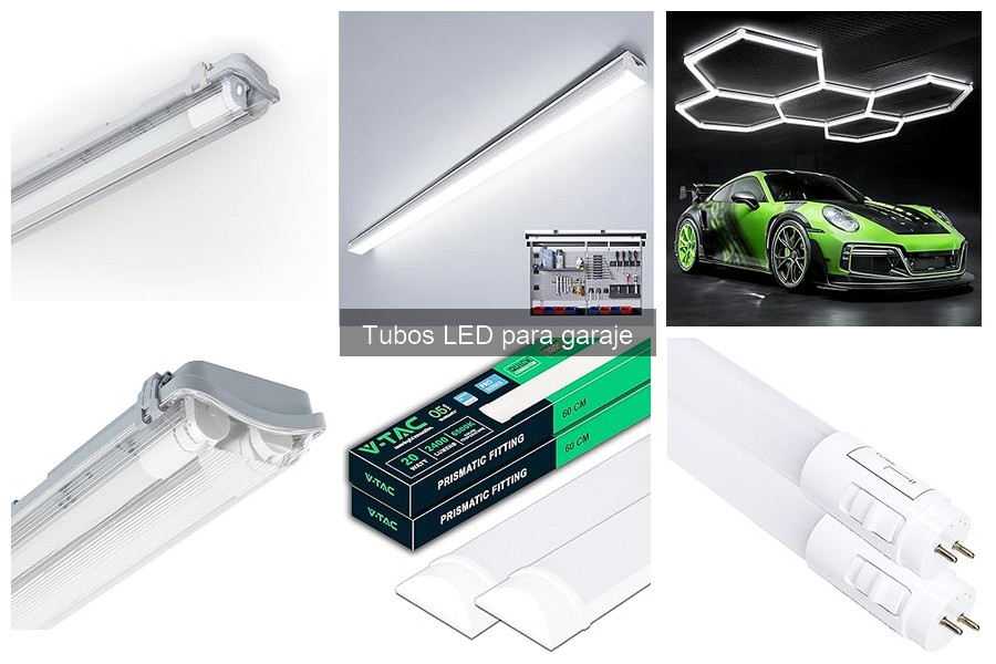 Mantenimiento eficaz de tubos LED en el garaje