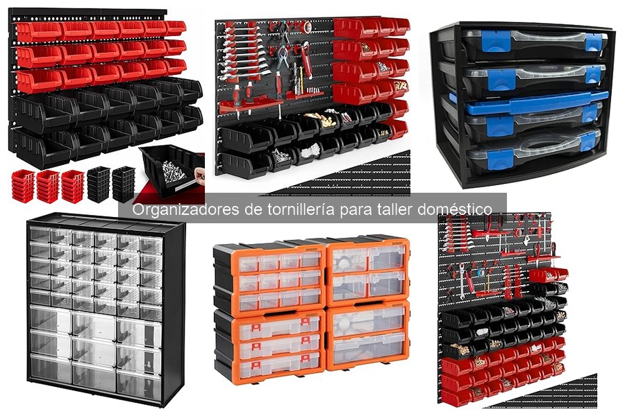 Mantenimiento óptimo de organizadores de tornillería