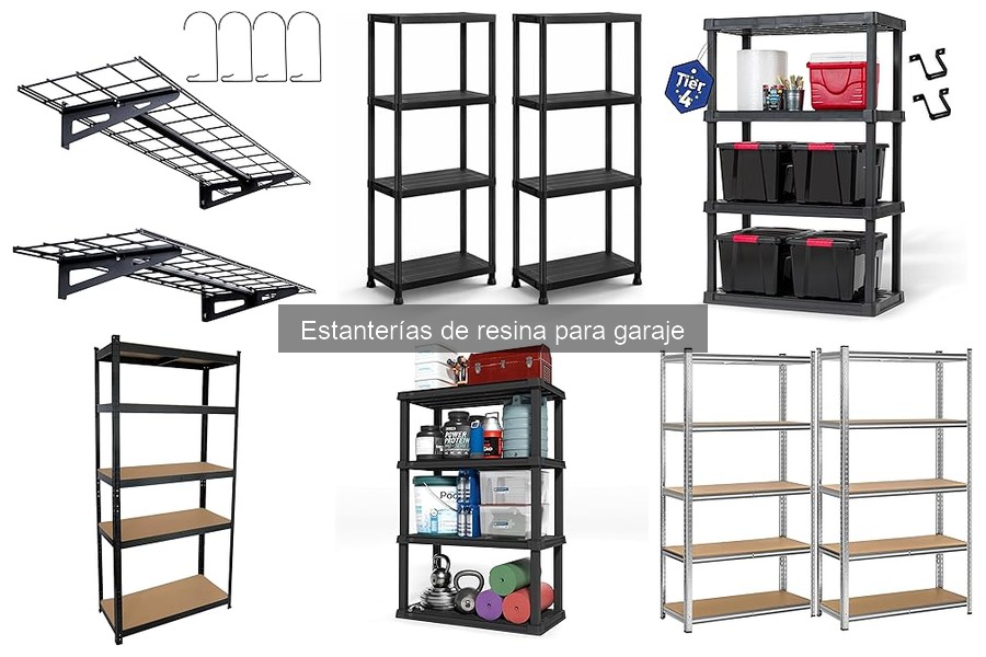 Mantenimiento y limpieza de estanterías de resina eficaces