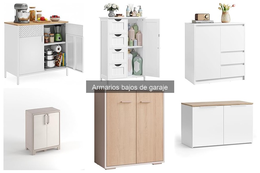 Materiales ideales para armarios bajos de garaje