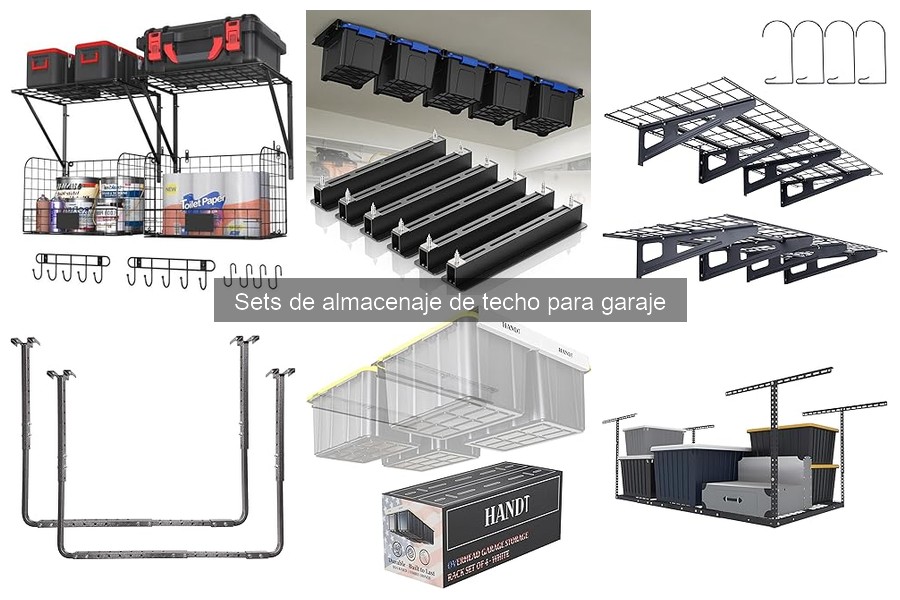 Maximiza el espacio con sets de almacenaje de techo
