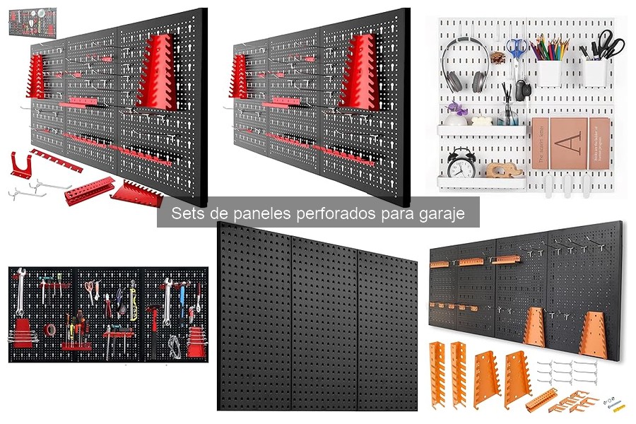 Maximiza el uso de paneles perforados en tu garaje