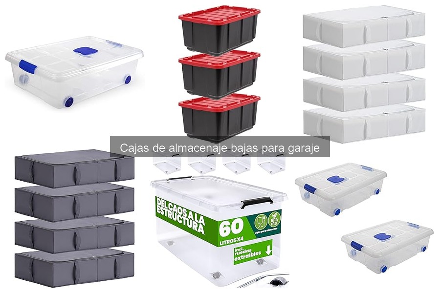 Mejor caja de almacenaje baja para garaje: comparativa 2023