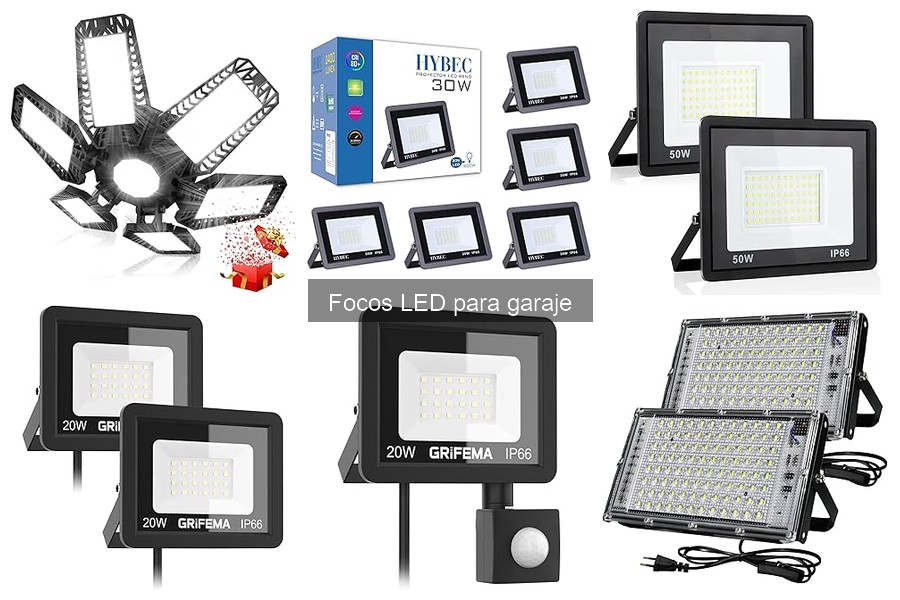 Mejora la iluminación de tu garaje con focos LED
