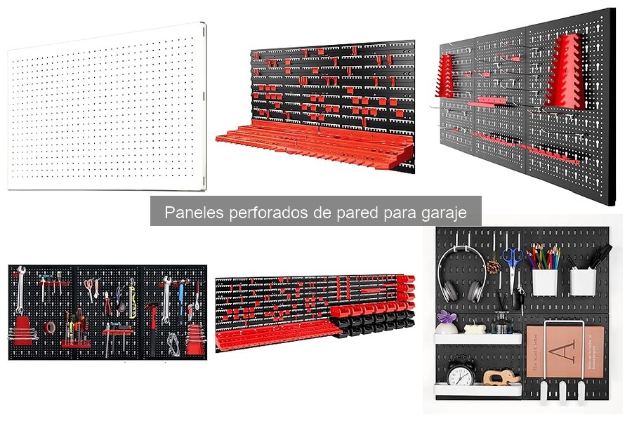 Mejora la organización de tu garaje con paneles perforados