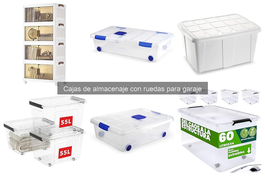 Mejora tu garaje con cajas de almacenaje con ruedas