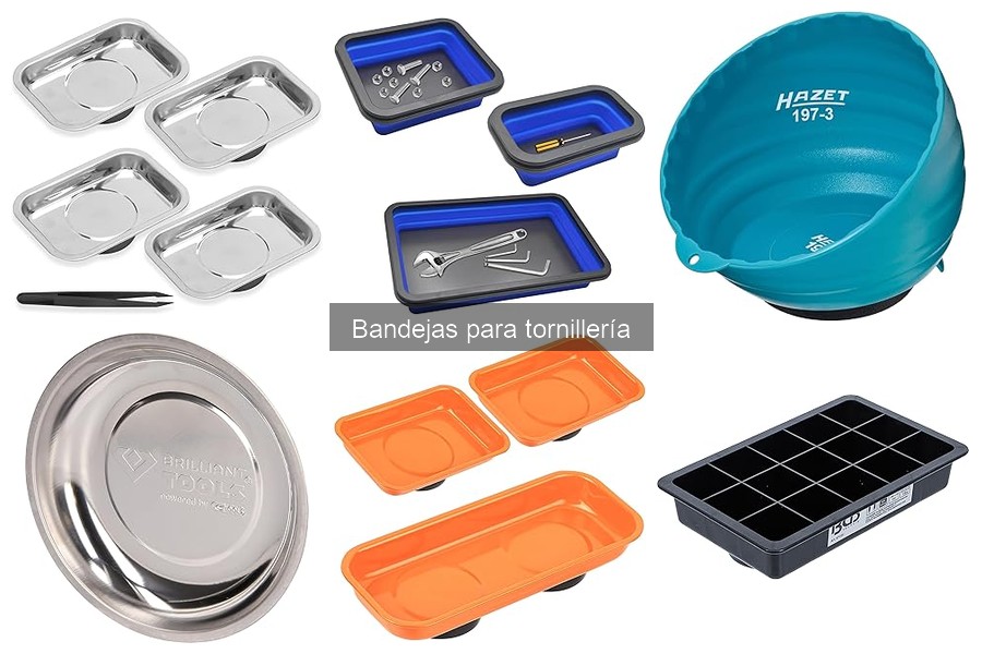 Mejores bandejas para tornillería para aficionados al bricolaje