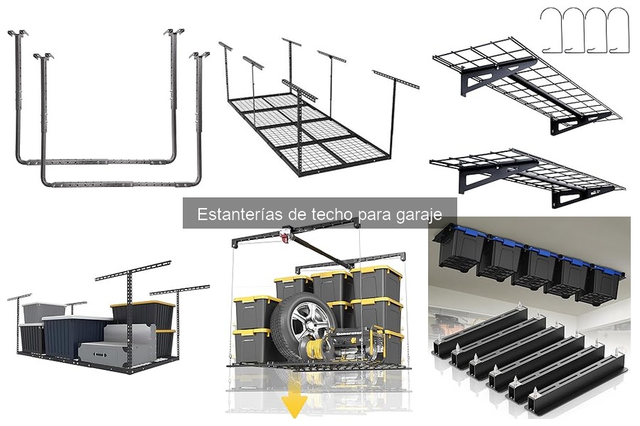 Mejores consejos para organizar el garaje con estanterías de techo