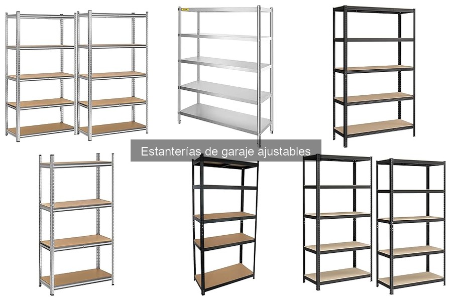 Mejores estanterías ajustables para garajes pequeños