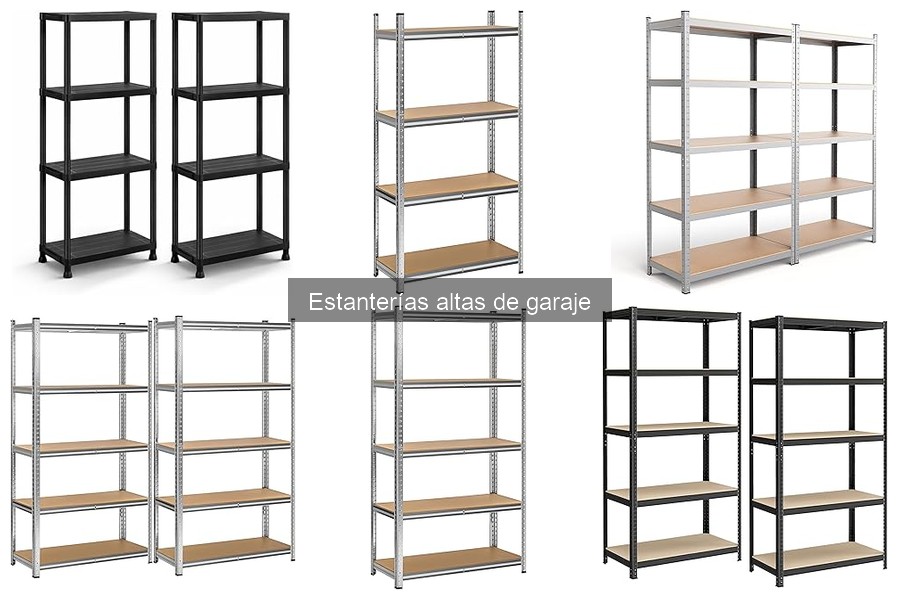 Mejores estanterías altas para garajes pequeños: comparación