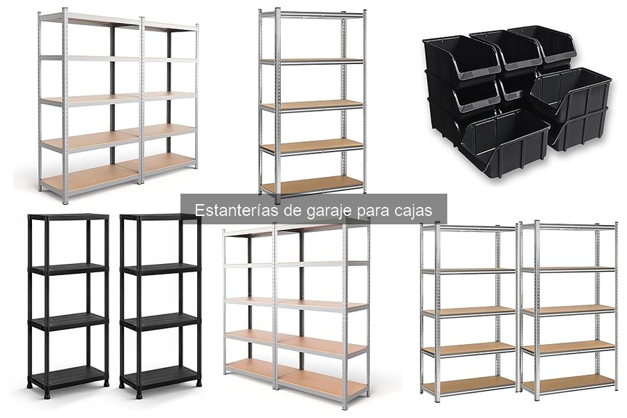 Mejores estanterías de garaje con sistemas de fijación