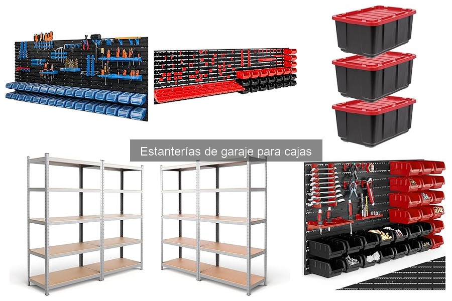 Mejores estanterías de garaje para organizar cajas grandes