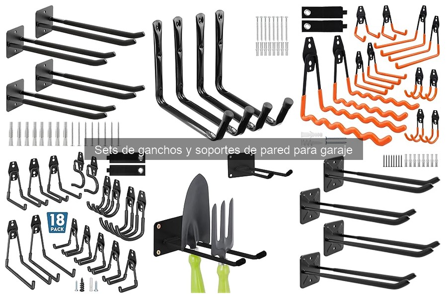 Mejores ganchos y soportes de pared para garaje 2023