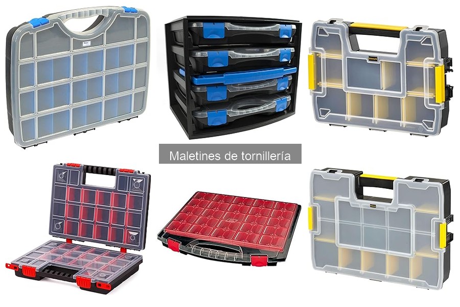 Mejores maletines de tornillería para profesionales: comparativa