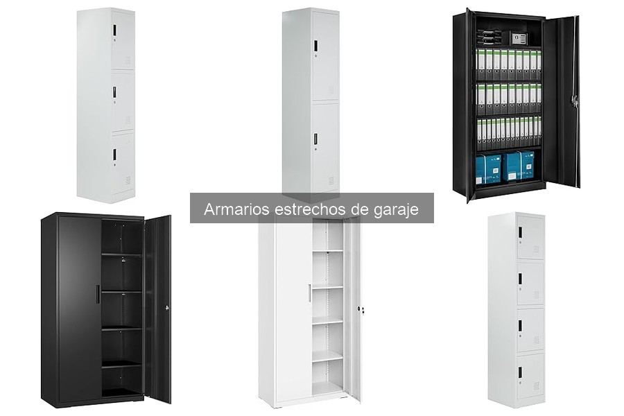 Mejores materiales para armarios estrechos de garaje