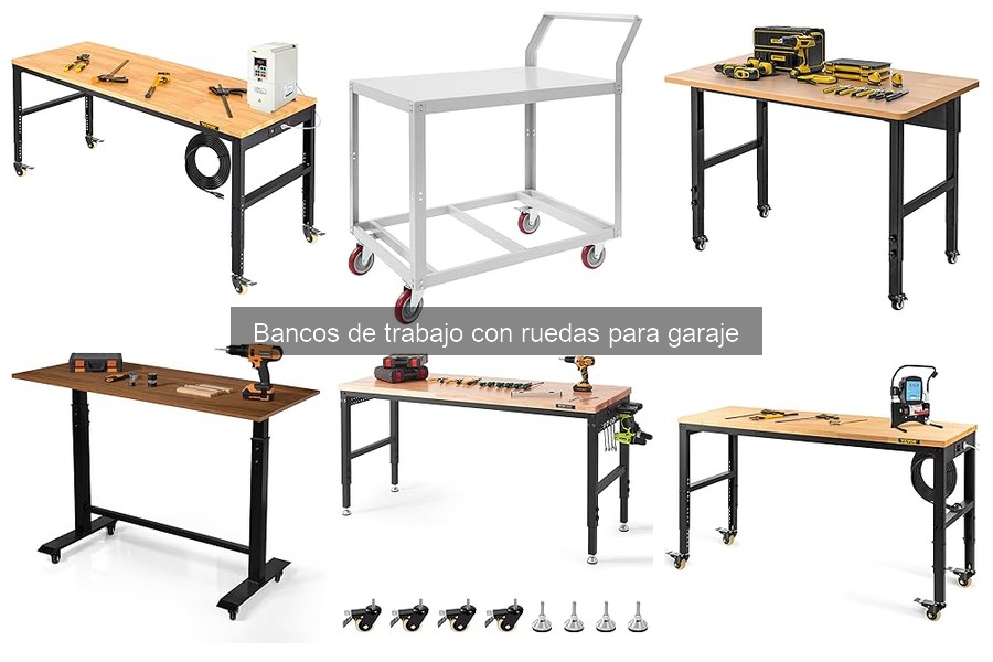 Mejores materiales para bancos de trabajo con ruedas