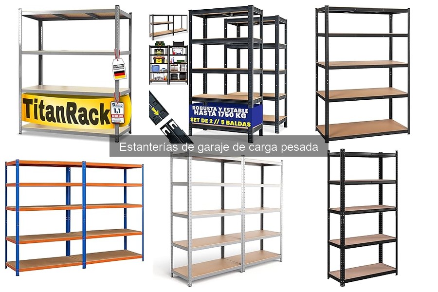 Mejores materiales para estanterías de carga pesada