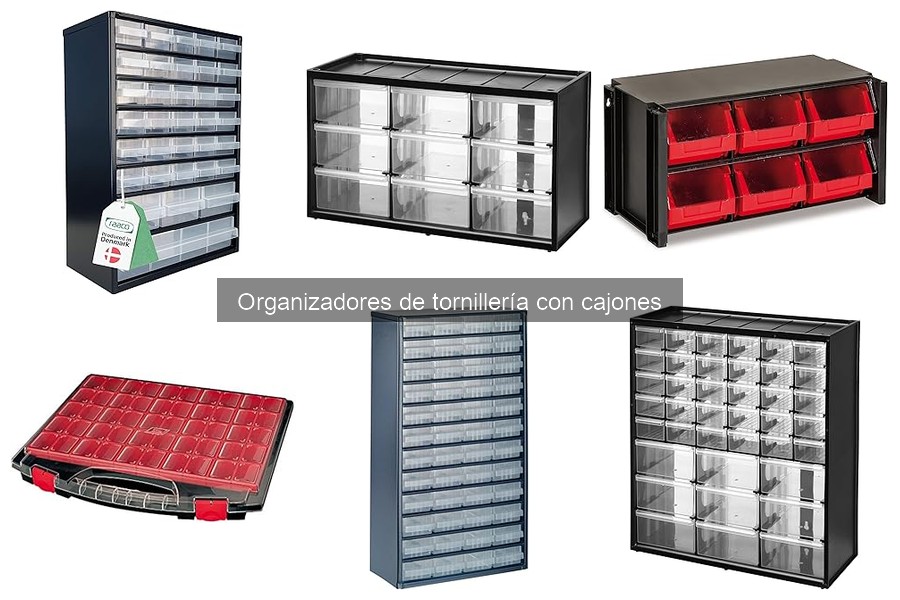 Mejores organizadores de tornillería compactos para garajes