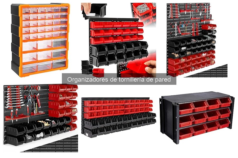 Mejores organizadores de tornillería de pared para tu garaje
