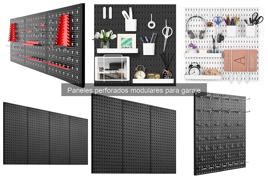 Mejores paneles perforados modulares para garaje según usuarios
