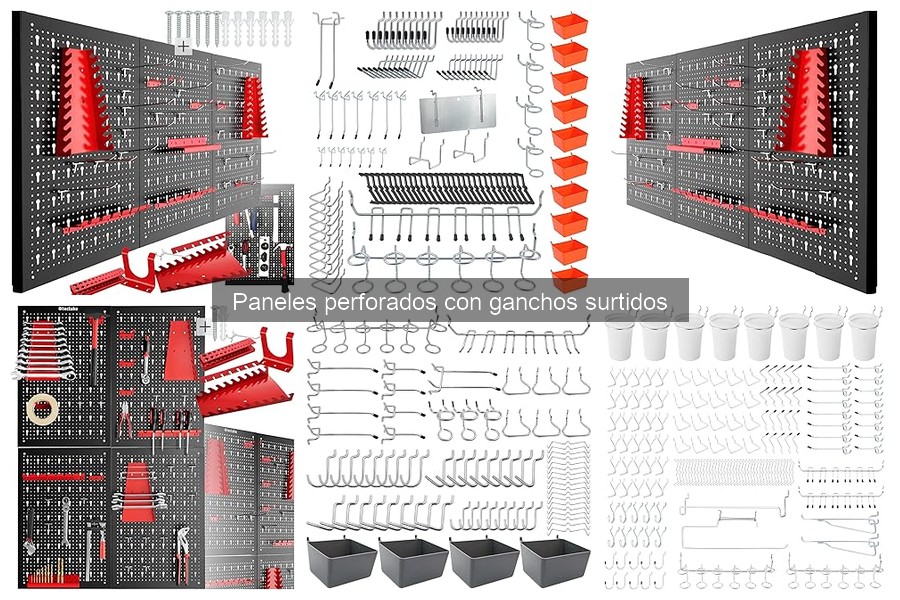 Mejores paneles perforados para espacios pequeños en garajes