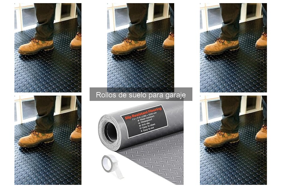 Mejores rollos de suelo para garaje según el uso