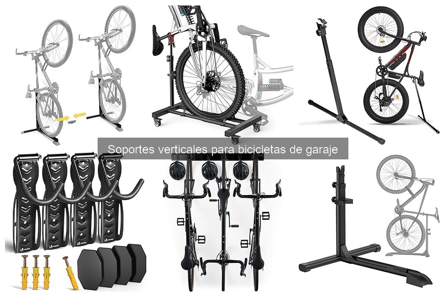 Mejores soportes verticales para bicicletas en espacios pequeños