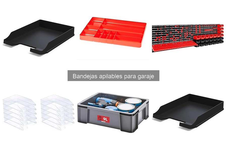Mejores tiendas para comprar bandejas apilables para garaje