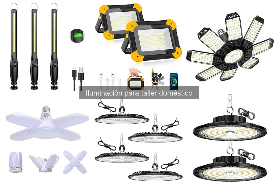 Mejores tipos de iluminación para tu taller doméstico