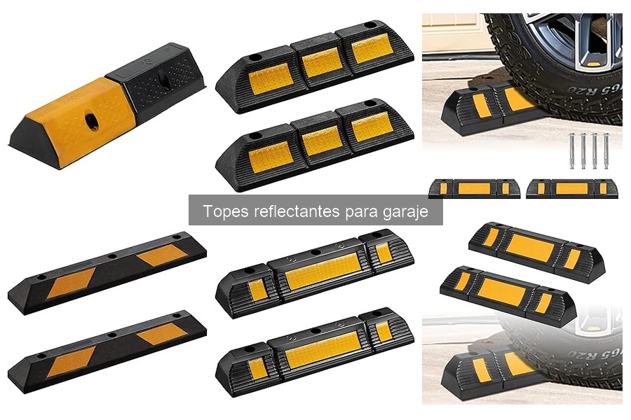 Mejores topes reflectantes para garaje: comparativa y precios