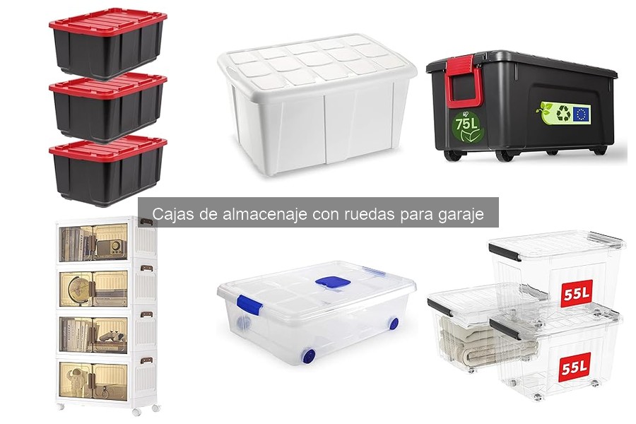 Ofertas en cajas de almacenaje con ruedas para garaje