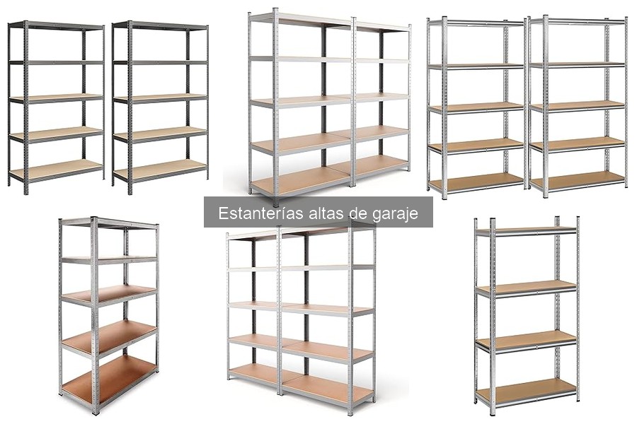 Ofertas en estanterías altas de garaje: precios y descuentos