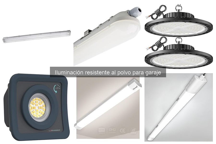 Ofertas en iluminación resistente al polvo para garajes