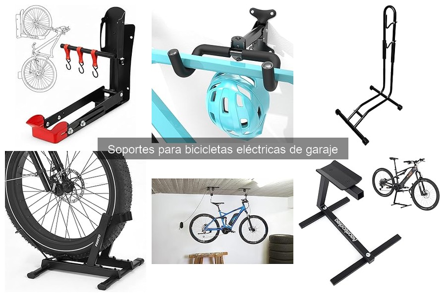 Ofertas en soportes para bicicletas eléctricas en garaje