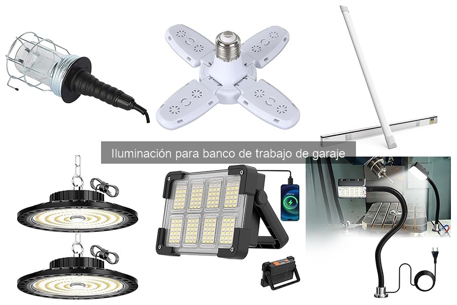 Ofertas y precios de iluminación para bancos de trabajo en garaje
