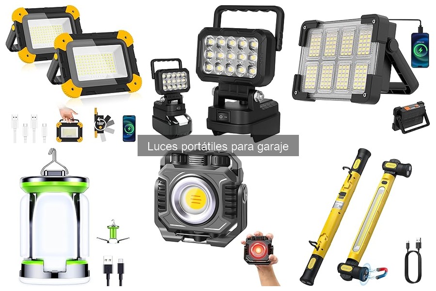 Ofertas y precios de luces portátiles para garaje en 2023