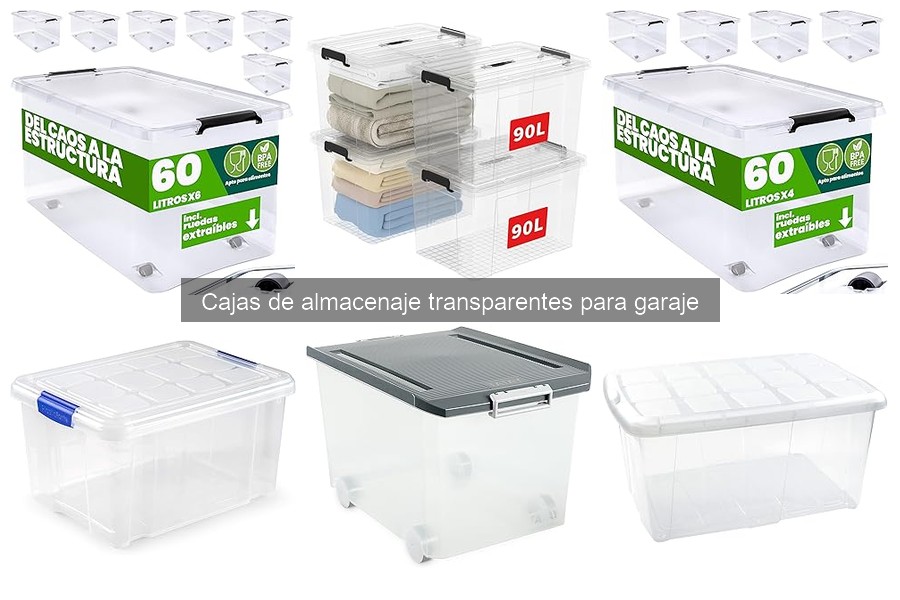 Opiniones sobre cajas de almacenaje transparentes para garaje
