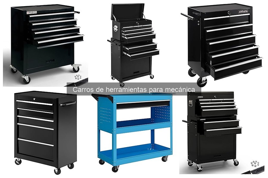 Opiniones sobre carros de herramientas: HOMCOM, VEVOR y Arebos