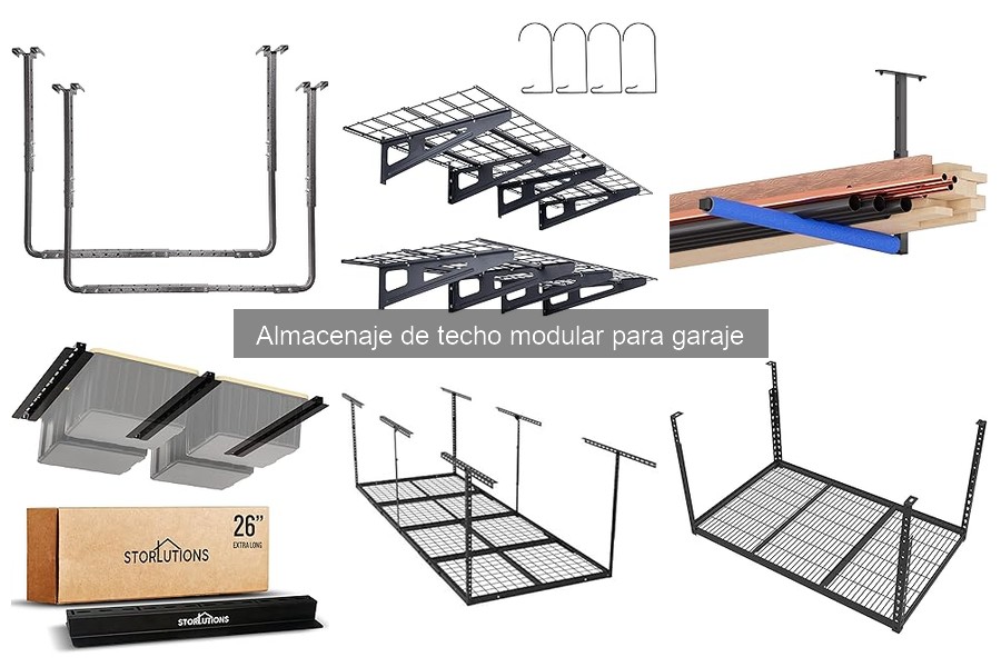 Opiniones sobre las mejores marcas de almacenaje de techo para garaje