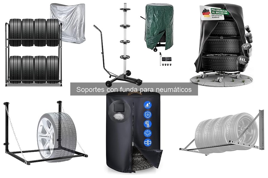 Opiniones sobre soportes con funda para neumáticos