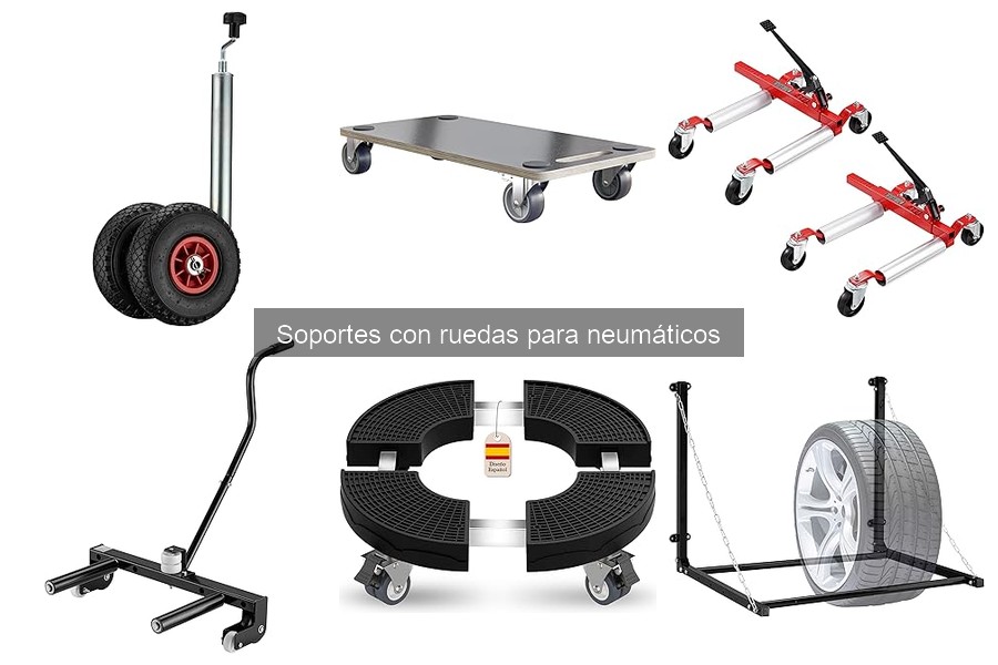Opiniones sobre soportes con ruedas para neumáticos