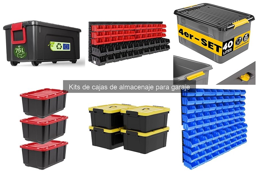 Optimiza el espacio en tu garaje con cajas de almacenaje