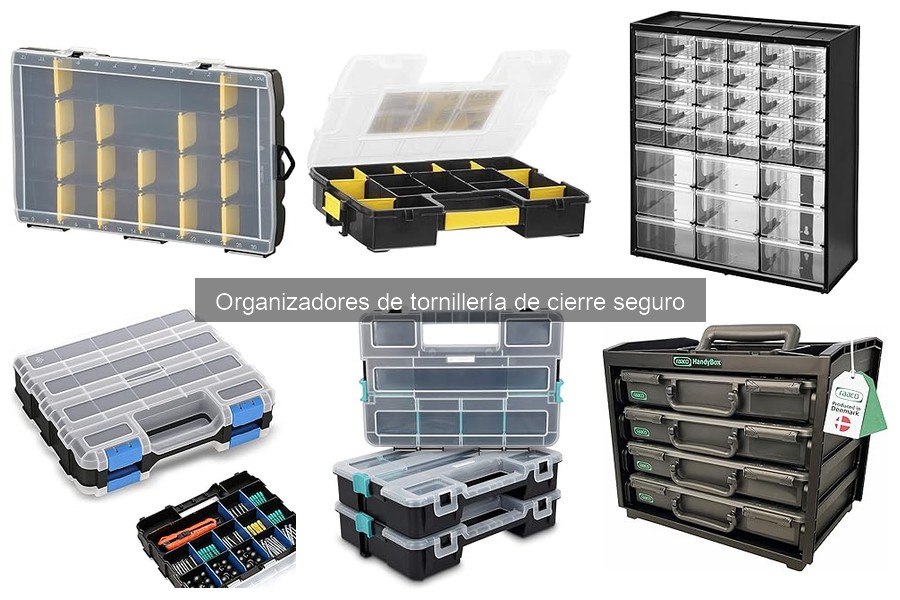 Optimiza el espacio en tu garaje con organizadores de tornillería